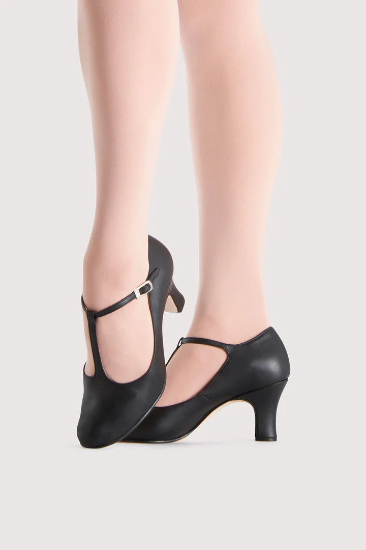 Chord T-Bar - 3 inch Heel - Black