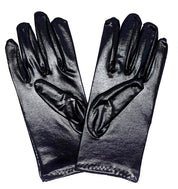 short metallic gloves 1920s elegant formal alien sci fi halloween horror witch ball phantom of the opera biker punk gauntlet