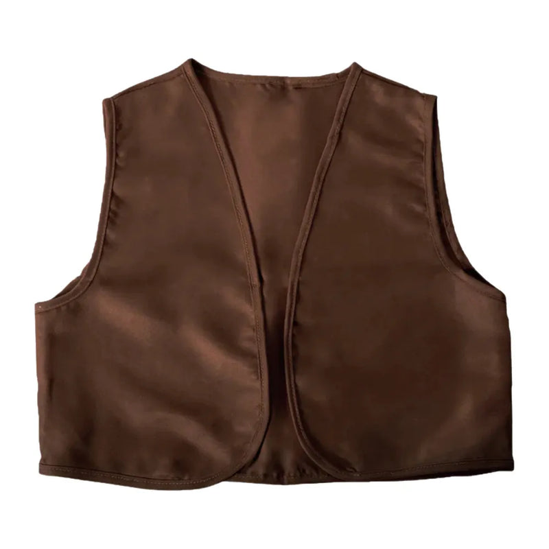 Children Colonial Vest Brown