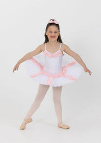 white pink petal tutu child costume ballet