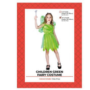 green fairy tinkerbell disney dress child costume
