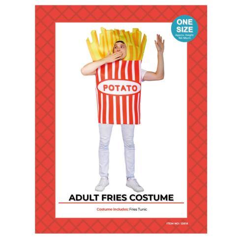 Adult Potato Fries Food Costume