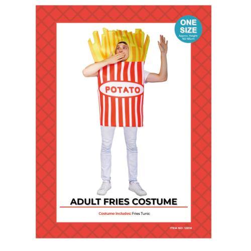 Adult Potato Fries Food Costume