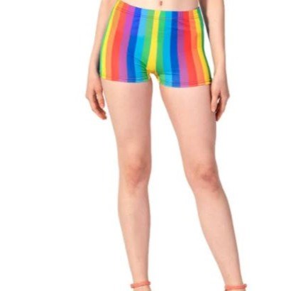 Rainbow Hot Pants