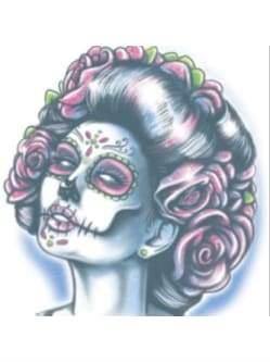 Senora Muerte Day of the Dead Tattoo