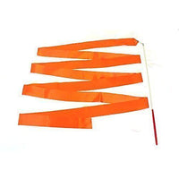 Rhythmic Gymnastics Twirl Ribbon orange wand stick