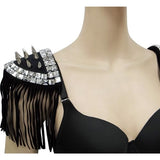 Bad to the Bone Studded Shoulder Pads