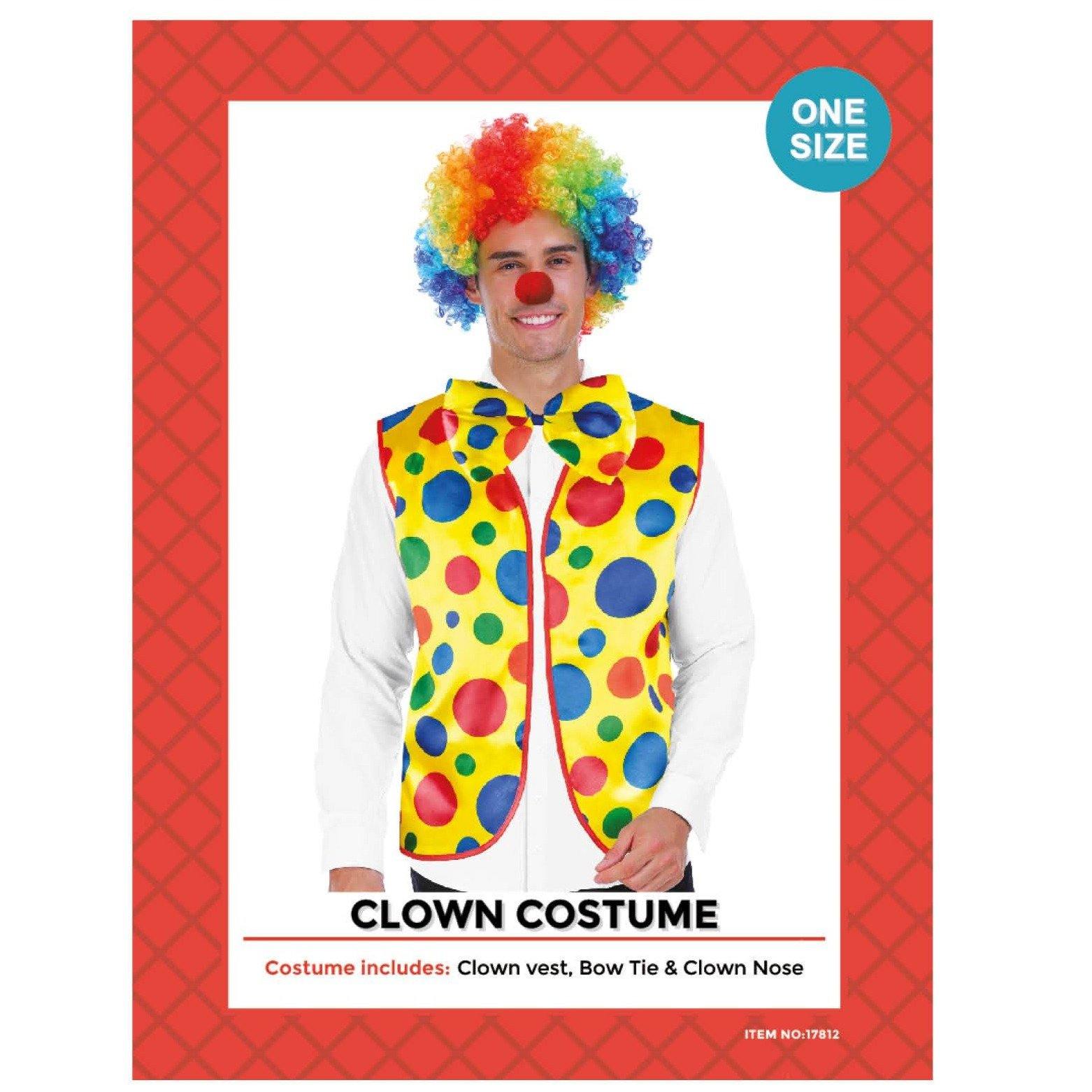 RAINBOW CLOWN COSTUME