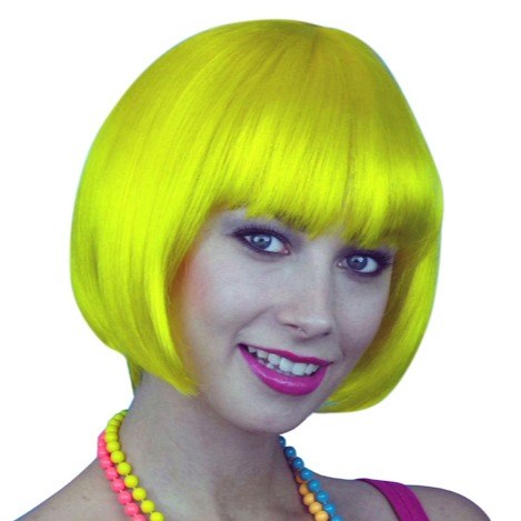 Wig - Yellow Short Bob