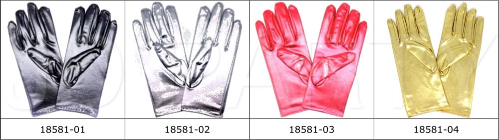 Metallic Gloves (short)