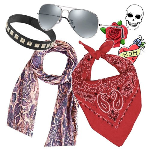 80s punk rock costume