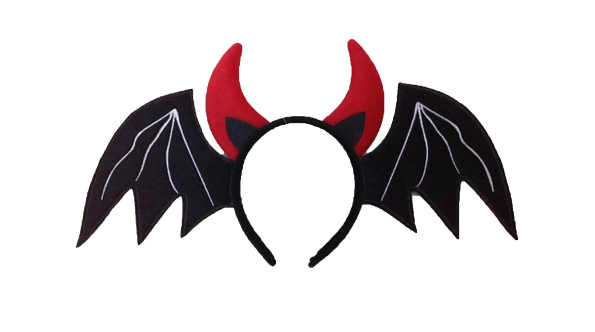 devil wing headband halloween