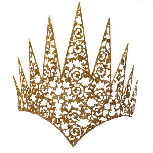 gold face crown