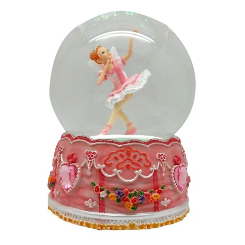 Musical Snowglobe - Pink Ballerina