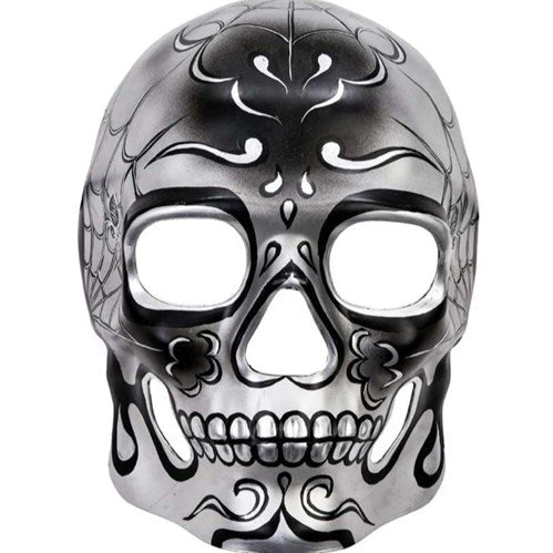 Day of the Dead Silver Skull