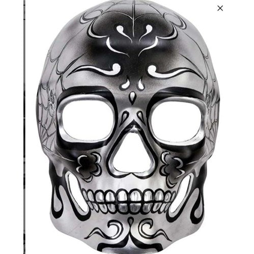 Day of the Dead Silver Skull
