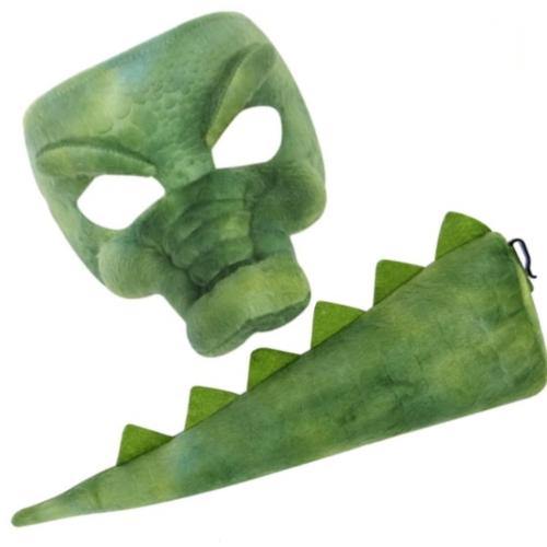 croc crocodile alligator animals mask and tail