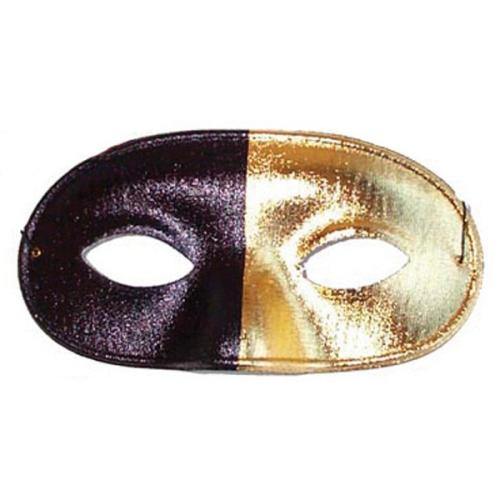Mask - Bi Color Black/Gold