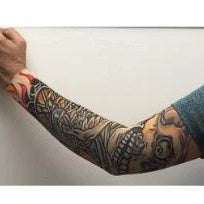 Tattoo Sleeve - Skull/Wheel