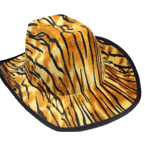Cowboy Hat - Tiger Print