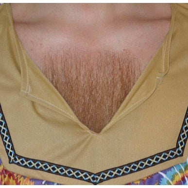 Chest Hair Wig - Brown