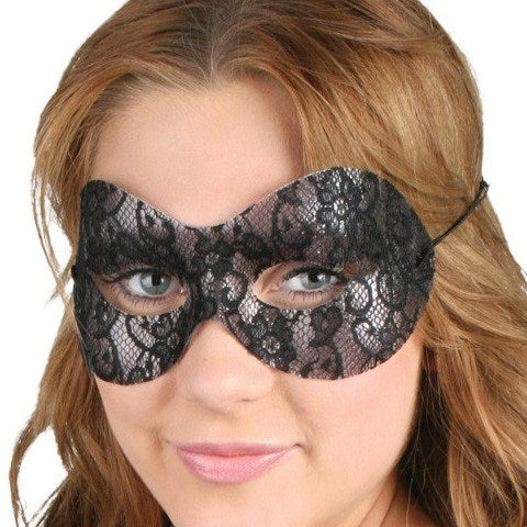 black lace  Masquerade mask