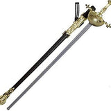 Musketeer Party Sword with Sheath Round Plastic Handle