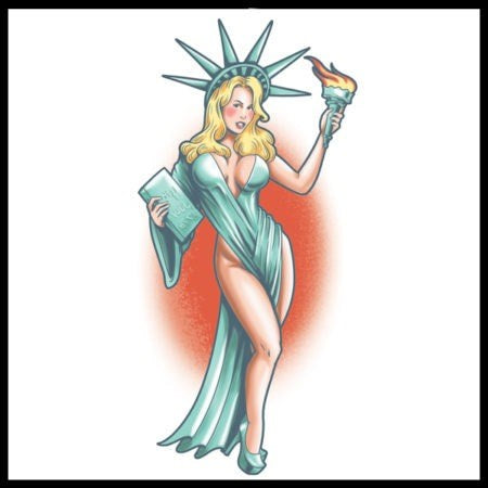 Lady Liberty Tattoo