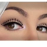 Eyelashes - Black with Black Droplets