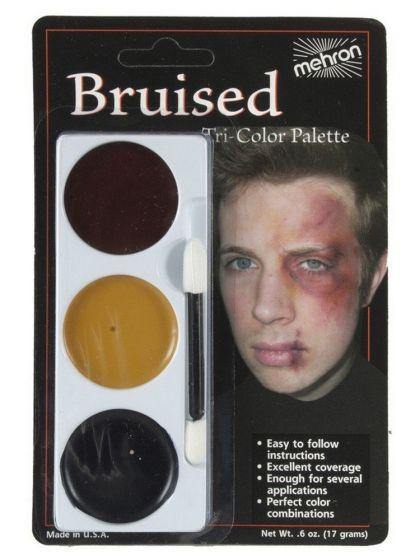 Tri-Colour Makeup Palete - Bruise