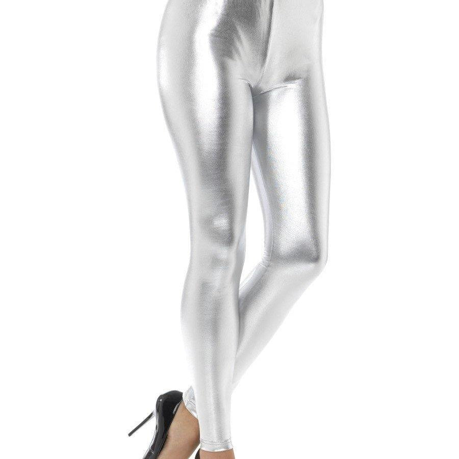 Metallic Leggings | Silver  Dancewear Australia