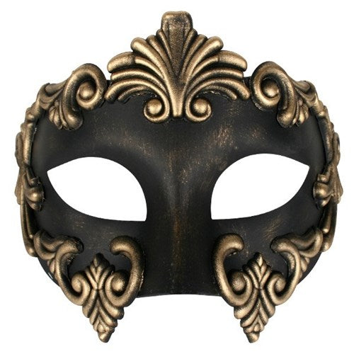 Lorenzo Gold & Black Face Mask