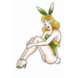 Bunny Pin Up Girl Tattoo