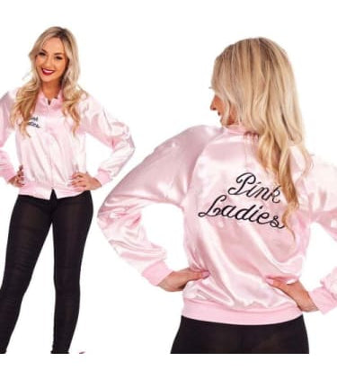 50s Grease, Pink Ladies Jacket -Adult (One Size)  Dancewear Australia