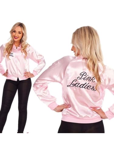 50s Grease, Pink Ladies Jacket -Adult (One Size)  Dancewear Australia