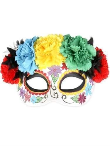 Frida Bright Flowers Eye Mask