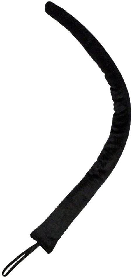 black animal tail plush