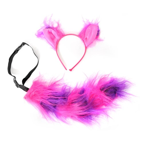 Grinning Cat Ears & Tail Set