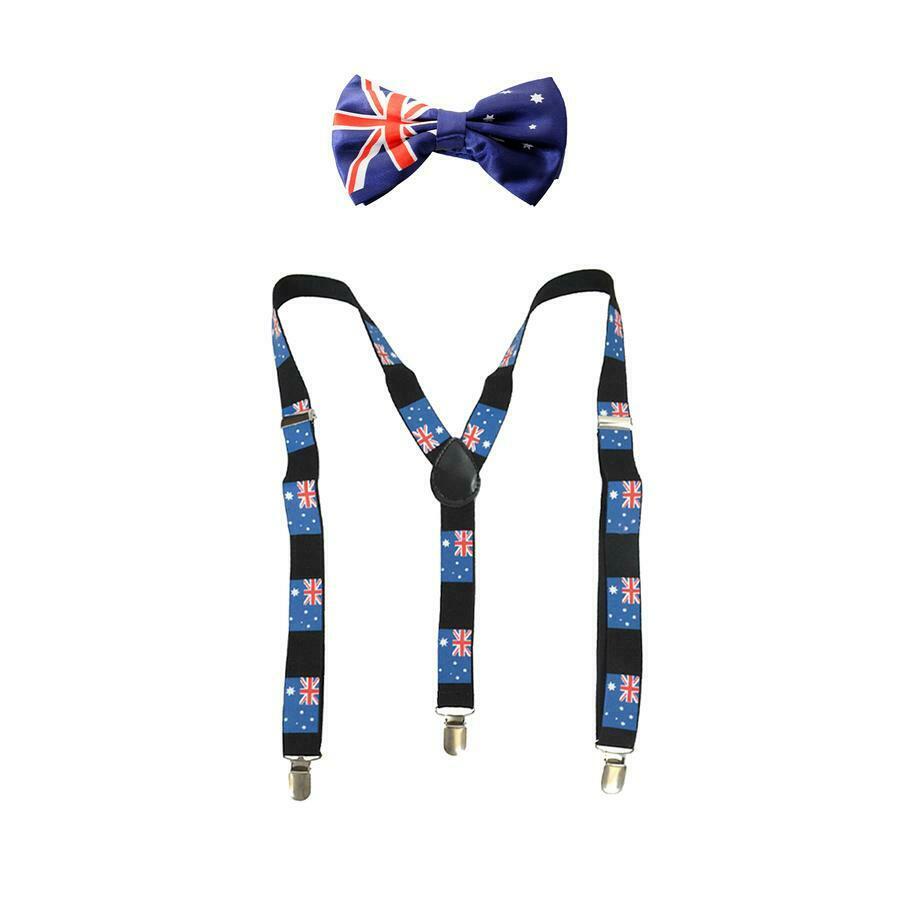 Suspenders australian flag