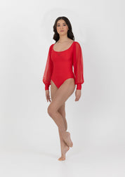 dance costume leotard long sleeve