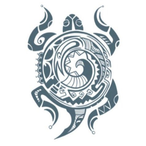 Turtle Tribal Tattoo