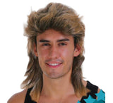 Mullet Wig - Medium Brown