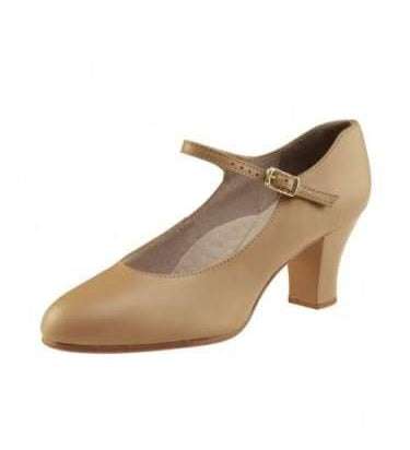 650 - 2" Student Footlight Character Shoes (Caramel)-Adult  Dancewear Australia