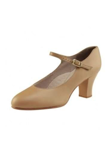 650 - 2" Student Footlight Character Shoes (Caramel)-Adult  Dancewear Australia