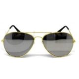 Party Glasses - Gold Aviator  Mirror