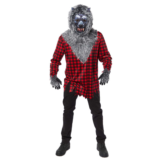 Hungry Howler Wolf Costume -Mens