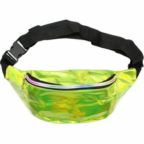 neon lime green bum bag 80s