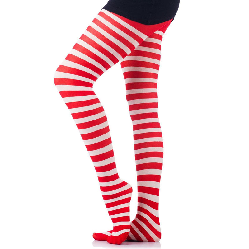 Red & White Stripe Stockings - Children