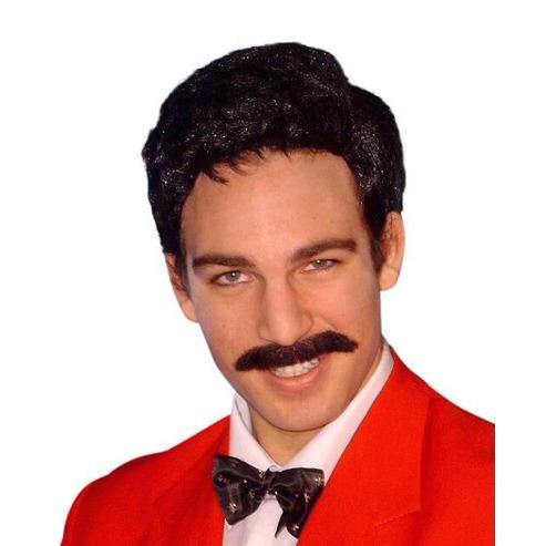 1980s game show host short mens wig 