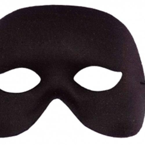 Mask - Black half mask